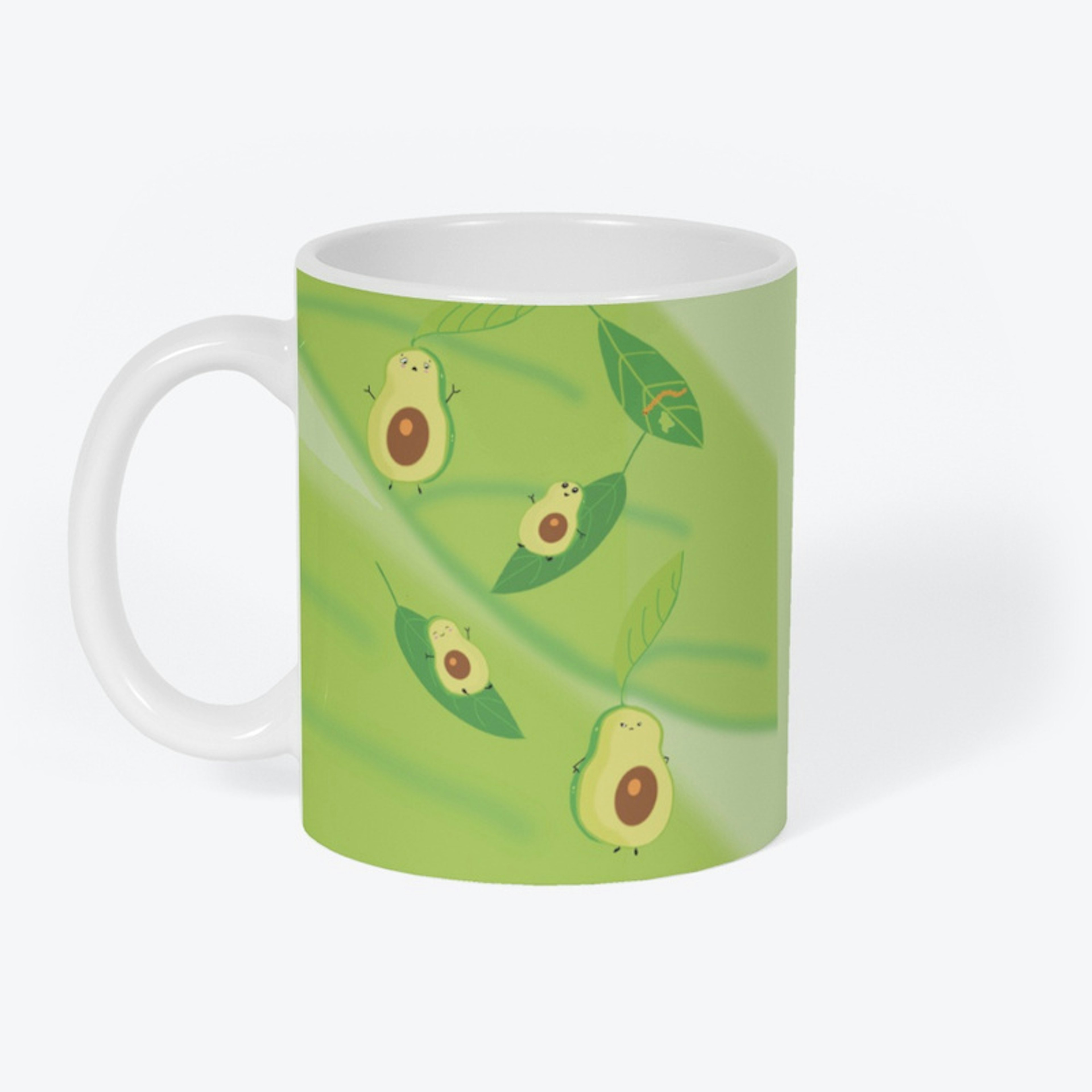 Funny avocado family.